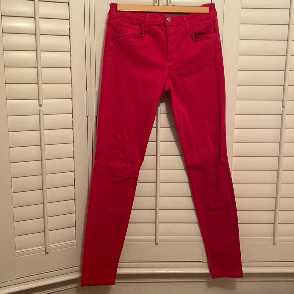 Joe’s jeans dark pink